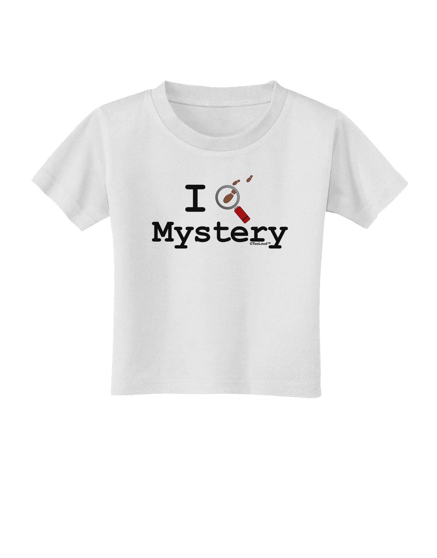 I Love Mystery Toddler T-Shirt-Toddler T-Shirt-TooLoud-White-2T-Davson Sales