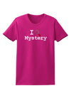 I Love Mystery Womens Dark T-Shirt-TooLoud-Hot-Pink-Small-Davson Sales