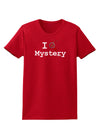 I Love Mystery Womens Dark T-Shirt-TooLoud-Red-X-Small-Davson Sales