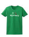 I Love Mystery Womens Dark T-Shirt-TooLoud-Kelly-Green-X-Small-Davson Sales