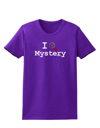 I Love Mystery Womens Dark T-Shirt-TooLoud-Purple-X-Small-Davson Sales