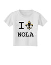 I Love NOLA Fleur de Lis Toddler T-Shirt-Toddler T-Shirt-TooLoud-White-2T-Davson Sales