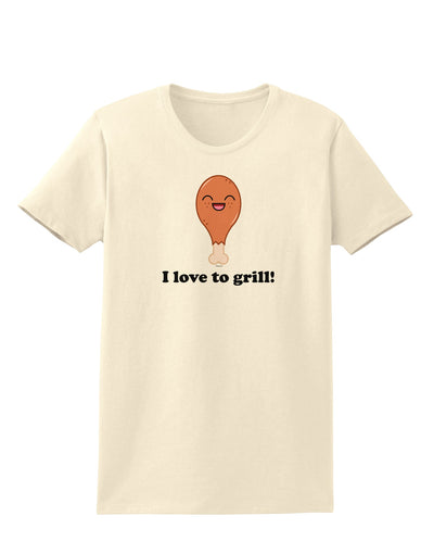 I Love to Grill Womens T-Shirt-Womens T-Shirt-TooLoud-Natural-X-Small-Davson Sales