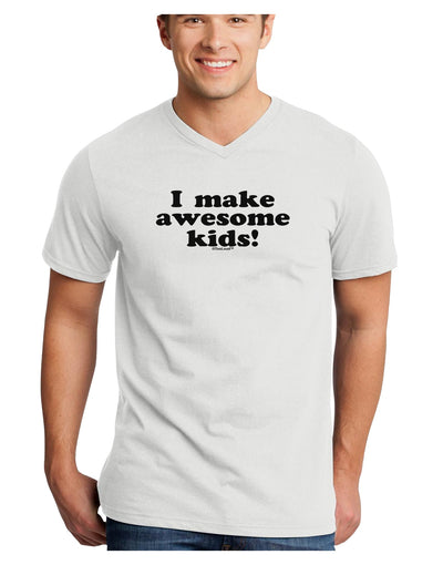 I Make Awesome Kids Adult V-Neck T-shirt by TooLoud-Mens V-Neck T-Shirt-TooLoud-White-Small-Davson Sales