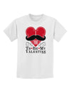 I Mustache You To Be My Valentine Childrens T-Shirt-Childrens T-Shirt-TooLoud-White-X-Small-Davson Sales