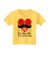 I Mustache You To Be My Valentine Toddler T-Shirt-Toddler T-Shirt-TooLoud-Yellow-2T-Davson Sales