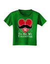 I Mustache You To Be My Valentine Toddler T-Shirt Dark-Toddler T-Shirt-TooLoud-Clover-Green-2T-Davson Sales