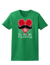 I Mustache You To Be My Valentine Womens Dark T-Shirt-TooLoud-Kelly-Green-X-Small-Davson Sales