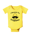 I Mustache You To Eggsplain Baby Romper Bodysuit-Baby Romper-TooLoud-Yellow-06-Months-Davson Sales