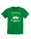 I Mustache You To Eggsplain Childrens Dark T-Shirt-Childrens T-Shirt-TooLoud-Kelly-Green-X-Small-Davson Sales