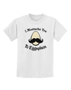 I Mustache You To Eggsplain Childrens T-Shirt-Childrens T-Shirt-TooLoud-White-X-Small-Davson Sales