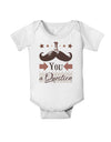 I Mustache You a Question Baby Romper Bodysuit-Baby Romper-TooLoud-White-06-Months-Davson Sales