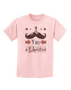 I Mustache You a Question Childrens T-Shirt-Childrens T-Shirt-TooLoud-PalePink-X-Small-Davson Sales