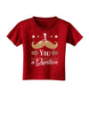 I Mustache You a Question Toddler T-Shirt Dark-Toddler T-Shirt-TooLoud-Red-2T-Davson Sales