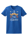 I Mustache You a Question Womens Dark T-Shirt-TooLoud-Royal-Blue-X-Small-Davson Sales