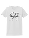 I Need Glasses - Margarita Distressed Womens T-Shirt by TooLoud-Womens T-Shirt-TooLoud-White-X-Small-Davson Sales