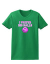 I Prefer Big Balls - Bowling Womens Dark T-Shirt-Womens T-Shirt-TooLoud-Kelly-Green-X-Small-Davson Sales