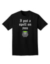 I Put A Spell On You Witches Cauldron Halloween Adult Dark T-Shirt-Mens T-Shirt-TooLoud-Black-Small-Davson Sales