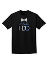 I Said I Do - Groom Adult Dark T-Shirt-Mens T-Shirt-TooLoud-Black-Small-Davson Sales