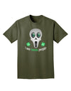 I See Drunk People Adult Dark T-Shirt-Mens T-Shirt-TooLoud-Military-Green-Small-Davson Sales