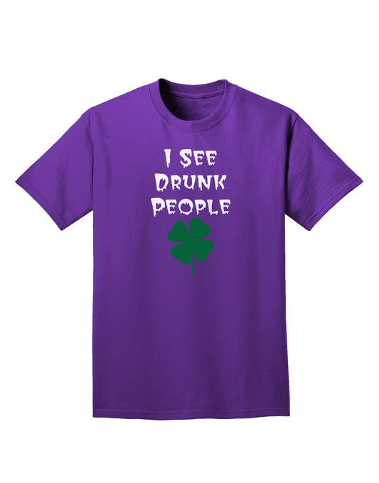 I See Drunk People Funny Adult Dark T-Shirt by TooLoud-Mens T-Shirt-TooLoud-Purple-Small-Davson Sales