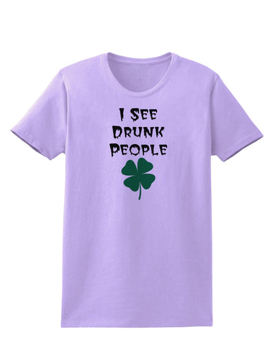 I See Drunk People Funny Womens T-Shirt by TooLoud-TooLoud-Lavender-X-Small-Davson Sales