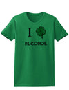 I Shamrock Alcohol Adult Womens St. Patrick's Day T-Shirt-TooLoud-Kelly Green-Small-Davson Sales