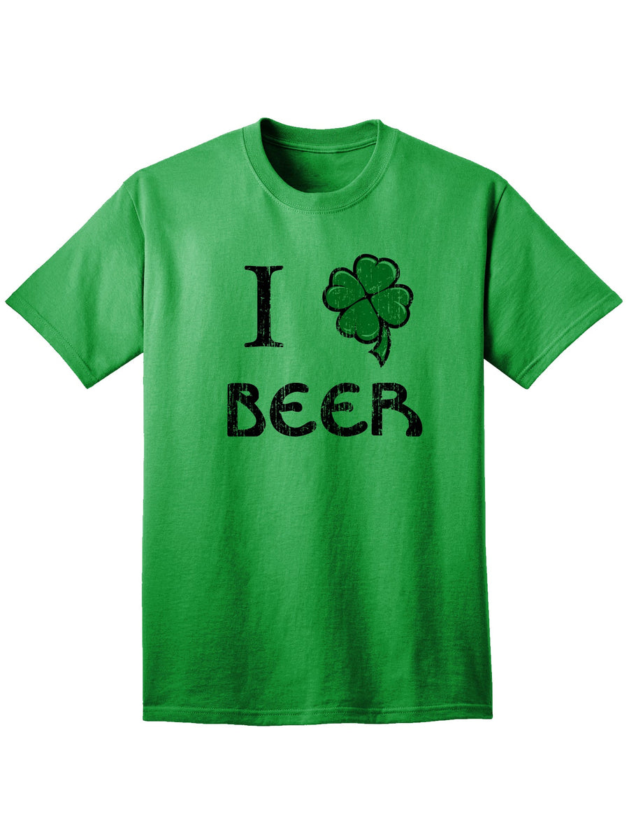 I Shamrock Beer Adult Unisex St Patrick's Day T-Shirt-TooLoud-White-Small-Davson Sales