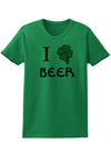 I Shamrock Beer Adult Womens St. Patrick's Day T-Shirt-TooLoud-Kelly Green-Small-Davson Sales