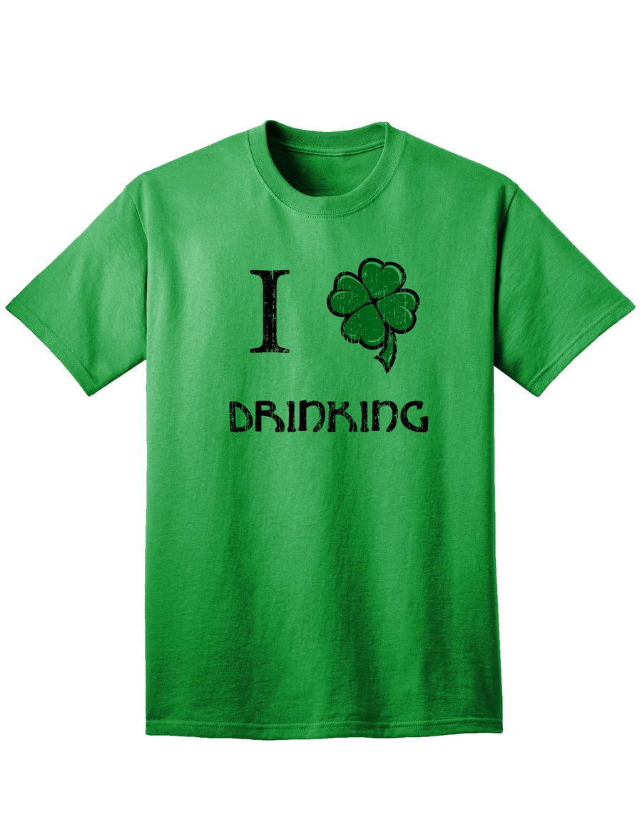 I Shamrock Drinking Adult Unisex St Patrick's Day T-Shirt-TooLoud-White-Small-Davson Sales