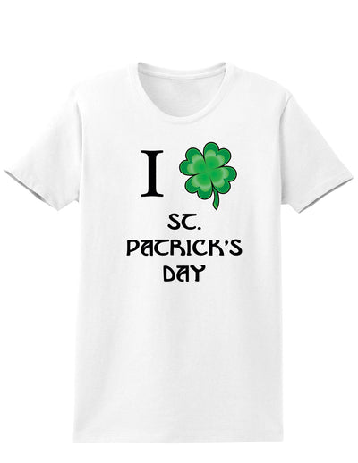 I Shamrock St Patricks Day Adult Womens St. Patrick's Day T-Shirt-TooLoud-White-Small-Davson Sales