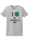 I Shamrock St Patricks Day Adult Womens St. Patrick's Day T-Shirt-TooLoud-Ash Gray-Small-Davson Sales