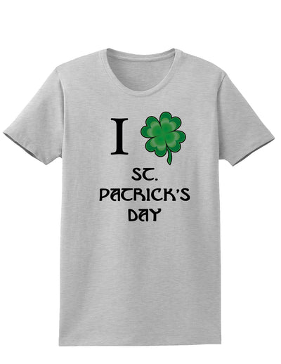 I Shamrock St Patricks Day Adult Womens St. Patrick's Day T-Shirt-TooLoud-Ash Gray-Small-Davson Sales