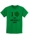 I Shamrock St Patricks Day Childrens T-Shirt-Childrens T-Shirt-TooLoud-Kelly Green-X-Small-Davson Sales