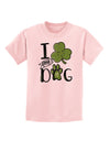 I Shamrock my Dog Childrens T-Shirt-Childrens T-Shirt-TooLoud-PalePink-X-Small-Davson Sales