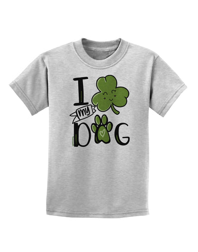 I Shamrock my Dog Childrens T-Shirt-Childrens T-Shirt-TooLoud-AshGray-X-Small-Davson Sales