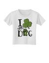 I Shamrock my Dog Toddler T-Shirt-Toddler T-shirt-TooLoud-White-2T-Davson Sales