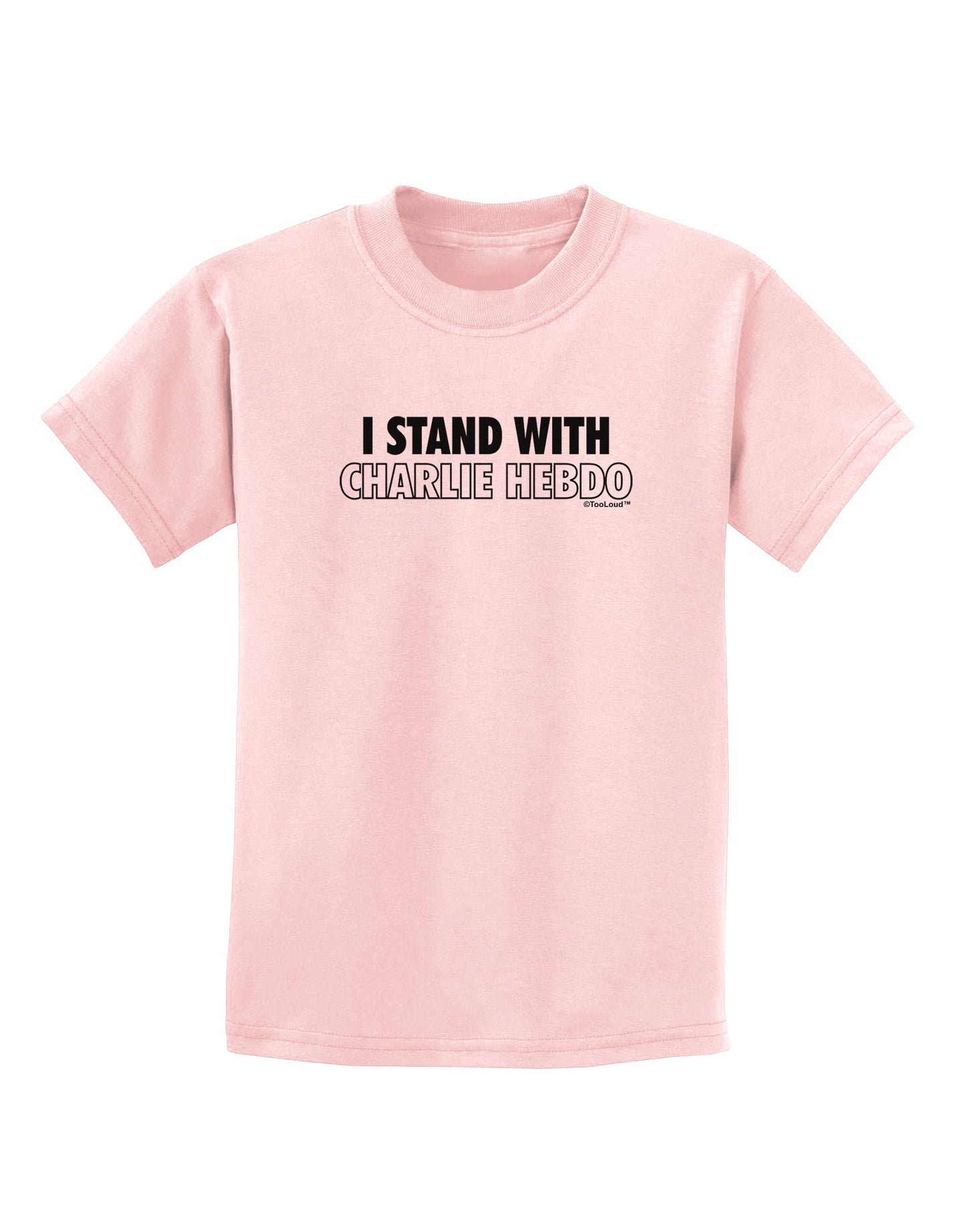 I Stand With Charlie Childrens T-Shirt by TooLoud-Childrens T-Shirt-TooLoud-PalePink-X-Small-Davson Sales