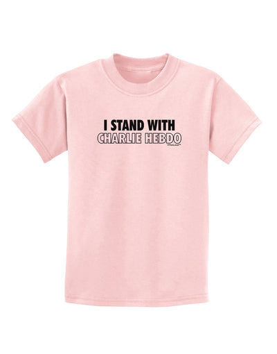 I Stand With Charlie Childrens T-Shirt by TooLoud-Childrens T-Shirt-TooLoud-PalePink-X-Small-Davson Sales