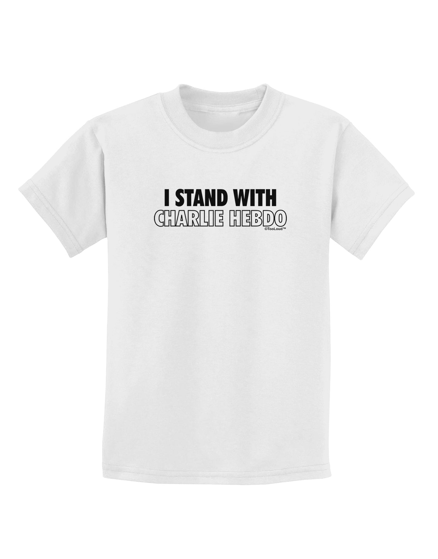 I Stand With Charlie Childrens T-Shirt by TooLoud-Childrens T-Shirt-TooLoud-White-X-Small-Davson Sales