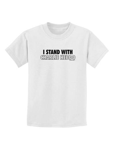 I Stand With Charlie Childrens T-Shirt by TooLoud-Childrens T-Shirt-TooLoud-White-X-Small-Davson Sales