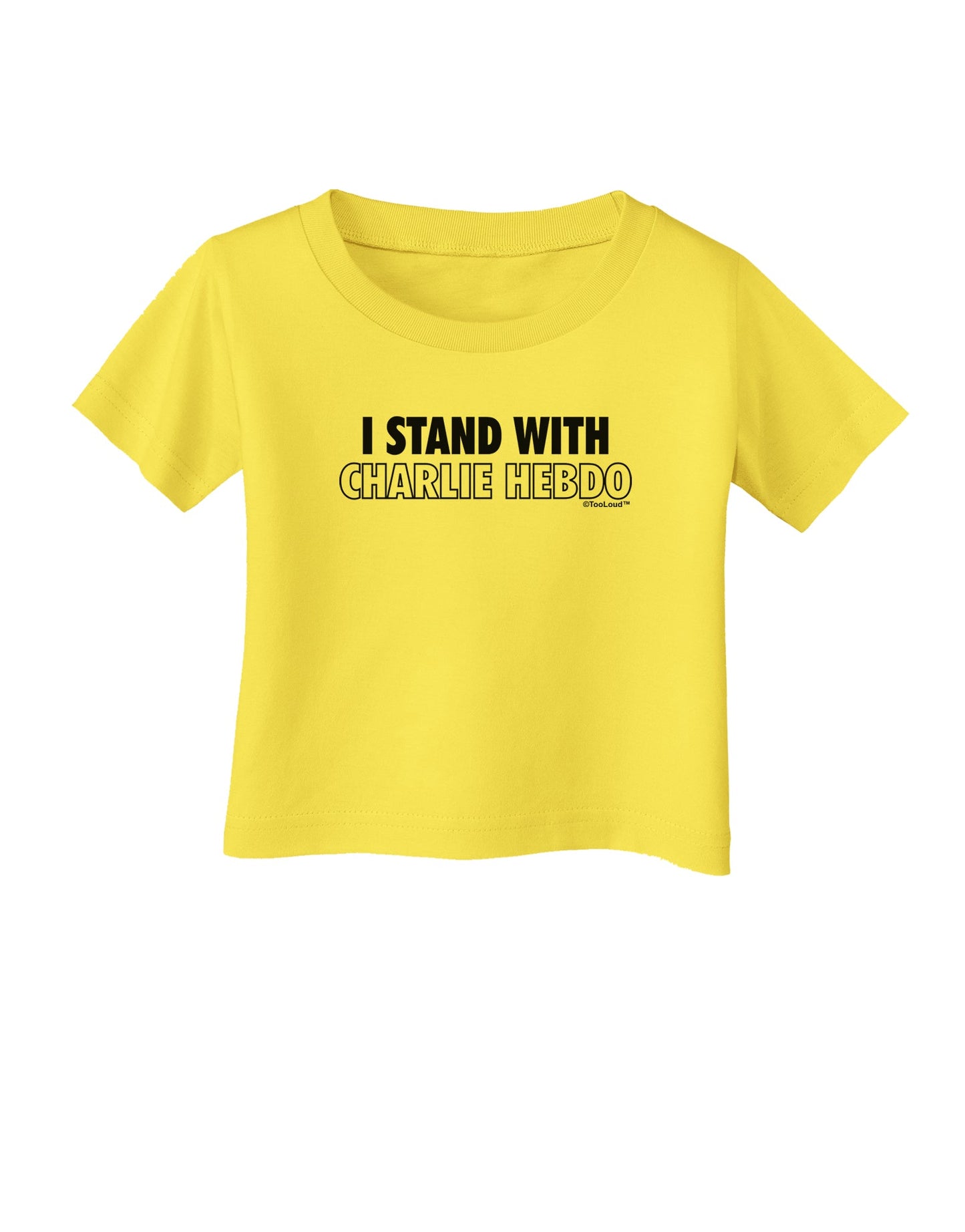 I Stand With Charlie Infant T-Shirt by TooLoud-Infant T-Shirt-TooLoud-Yellow-06-Months-Davson Sales
