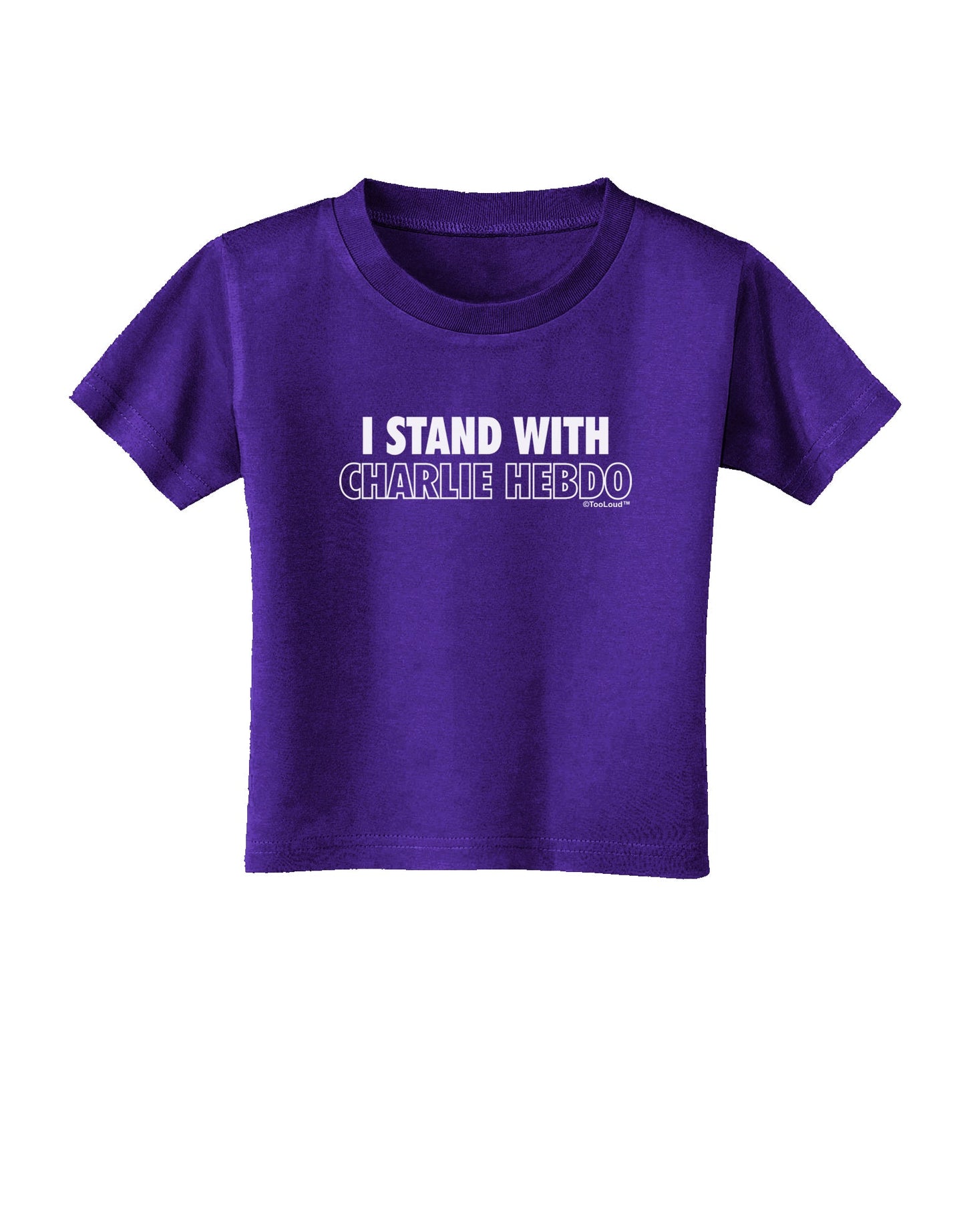 I Stand With Charlie Toddler T-Shirt Dark by TooLoud-Toddler T-Shirt-TooLoud-Purple-2T-Davson Sales