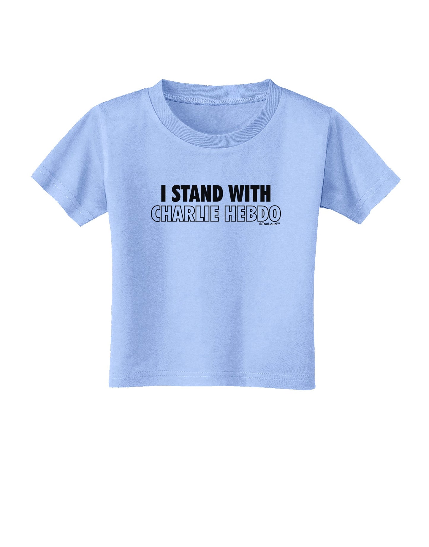 I Stand With Charlie Toddler T-Shirt by TooLoud-Toddler T-Shirt-TooLoud-Aquatic-Blue-2T-Davson Sales