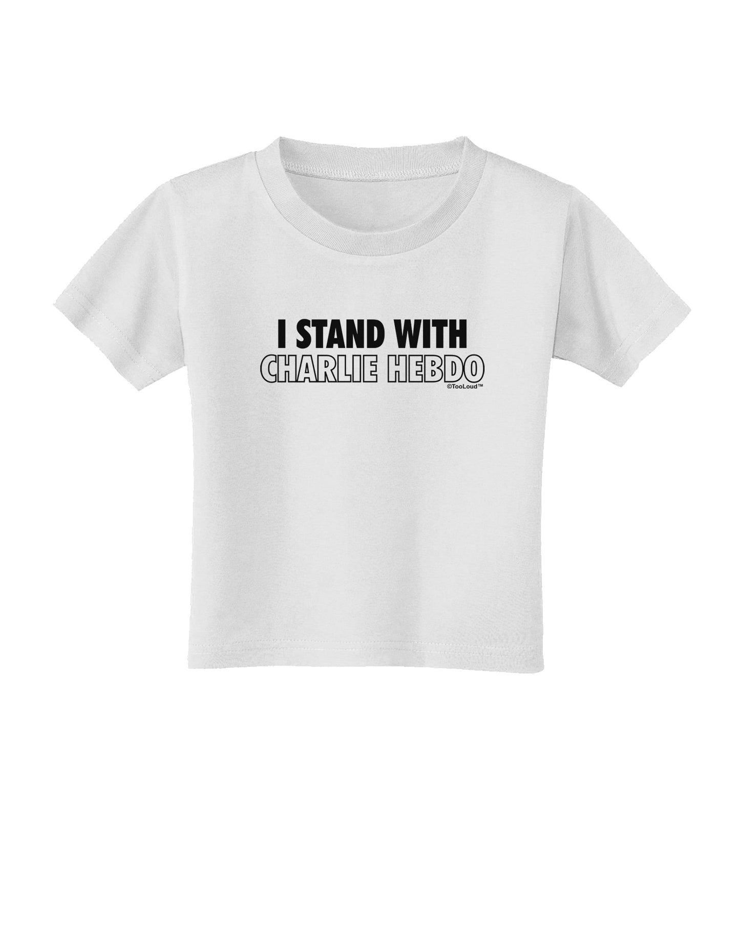 I Stand With Charlie Toddler T-Shirt by TooLoud-Toddler T-Shirt-TooLoud-White-2T-Davson Sales