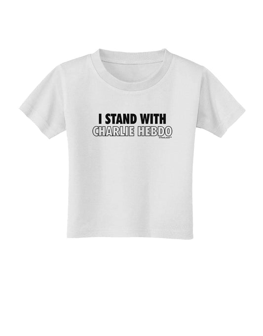 I Stand With Charlie Toddler T-Shirt by TooLoud-Toddler T-Shirt-TooLoud-White-2T-Davson Sales