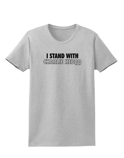 I Stand With Charlie Womens T-Shirt by TooLoud-Womens T-Shirt-TooLoud-AshGray-X-Small-Davson Sales