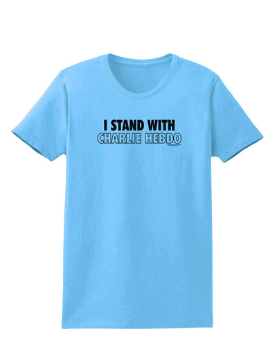 I Stand With Charlie Womens T-Shirt by TooLoud-Womens T-Shirt-TooLoud-Aquatic-Blue-X-Small-Davson Sales