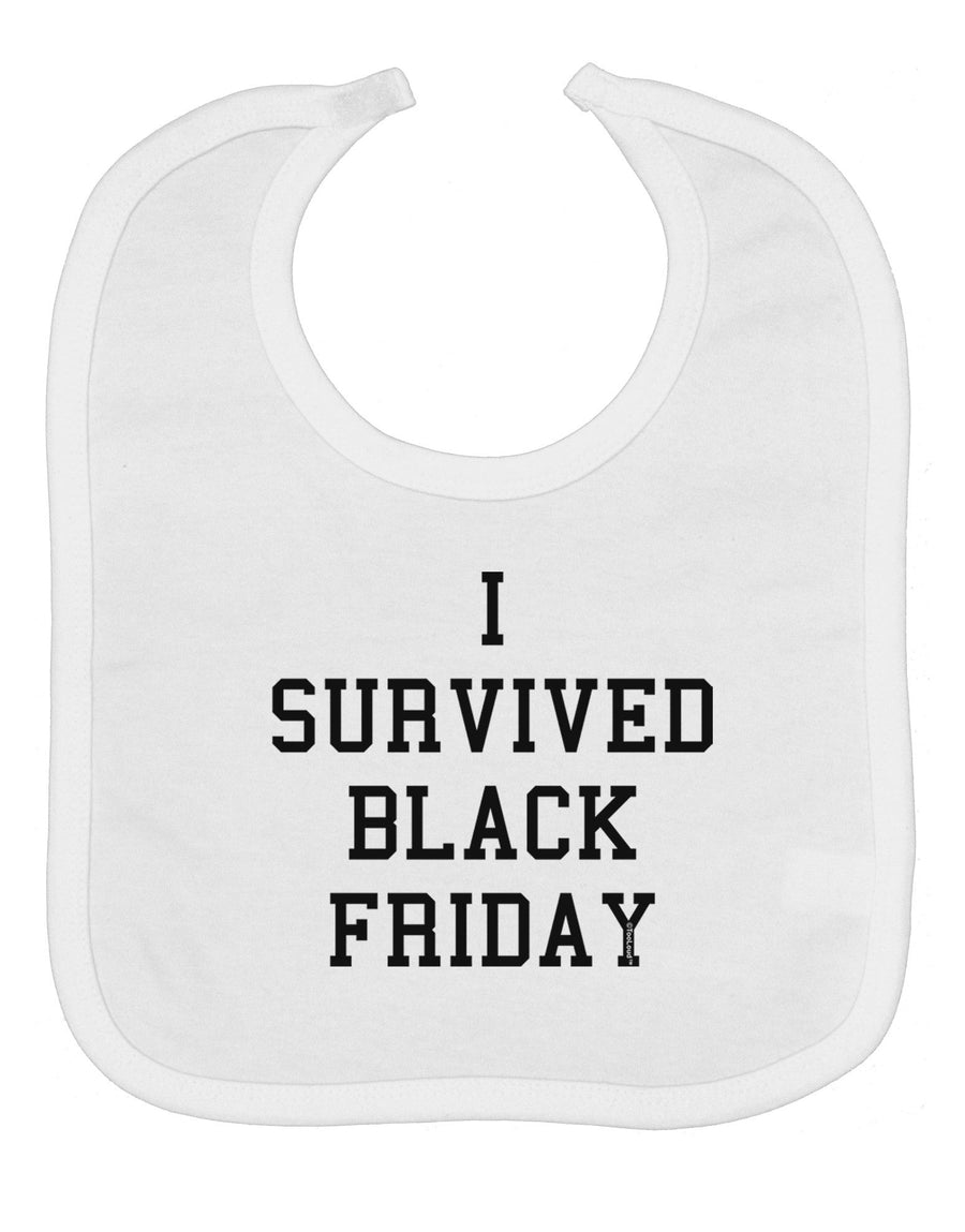 I Survived Black Friday Baby Bib