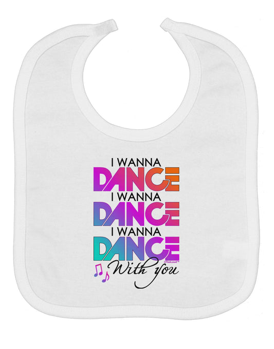 I Wanna Dance With You Baby Bib